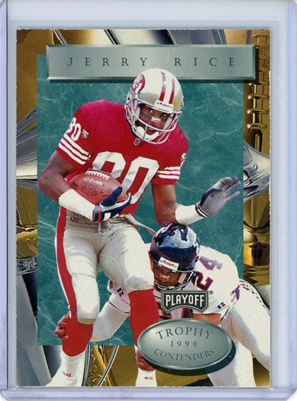 Jerry Rice 1996 Playoff Trophy Contenders #80 (CQ)