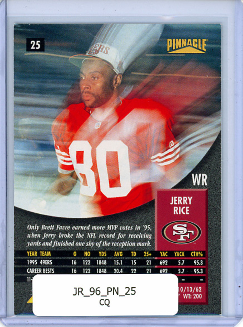 Jerry Rice 1996 Pinnacle #25 (CQ)