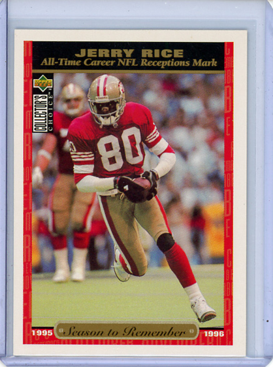 Jerry Rice 1996 Collector's Choice #74 Season to Remember (CQ)