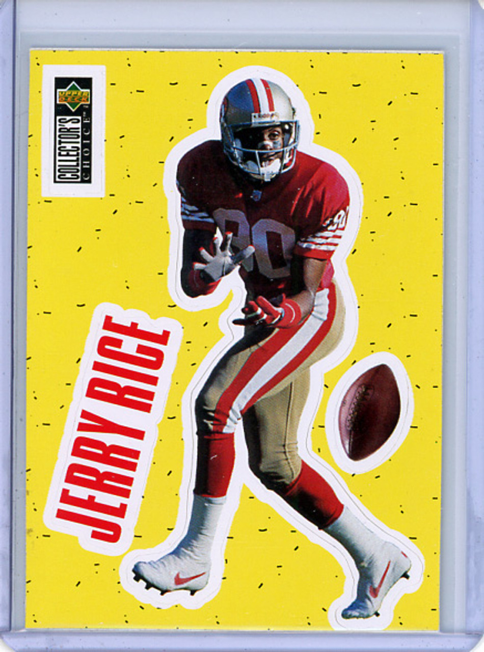 Jerry Rice 1996 Collector's Choice, Stick-Ums #S11 (CQ)
