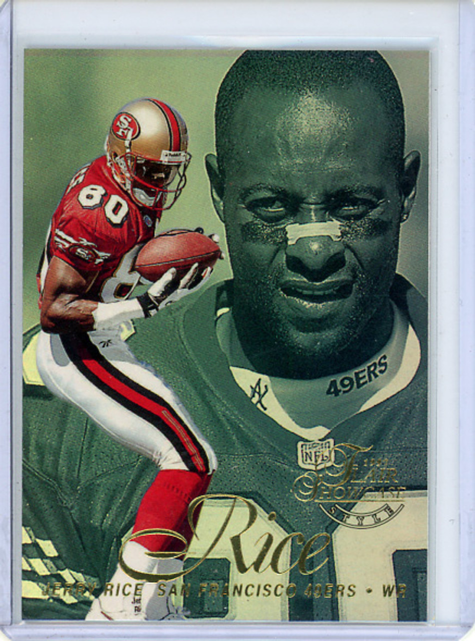 Jerry Rice 1997 Flair Showcase #1 Row 2 (CQ)