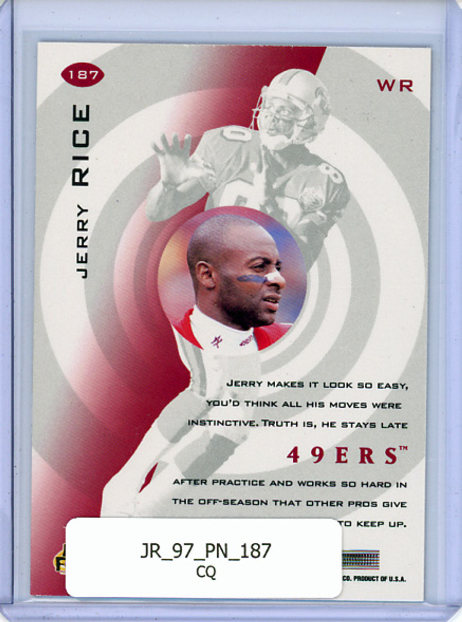 Jerry Rice 1997 Pinnacle #187 Instincts (CQ)