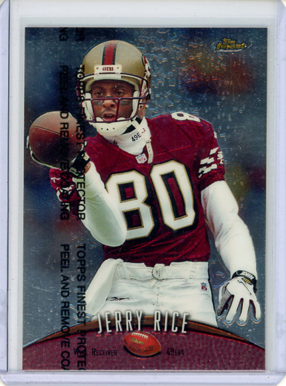 Jerry Rice 1998 Finest #151 with Coating (CQ)