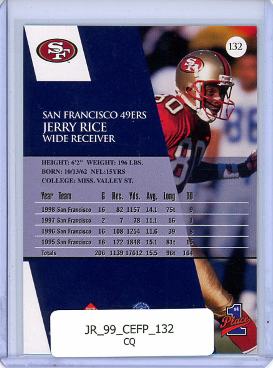 Jerry Rice 1999 Collector's Edge First Place #132 (CQ)