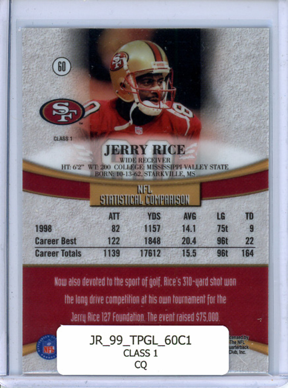 Jerry Rice 1999 Gold Label #60 Class 1 (CQ)