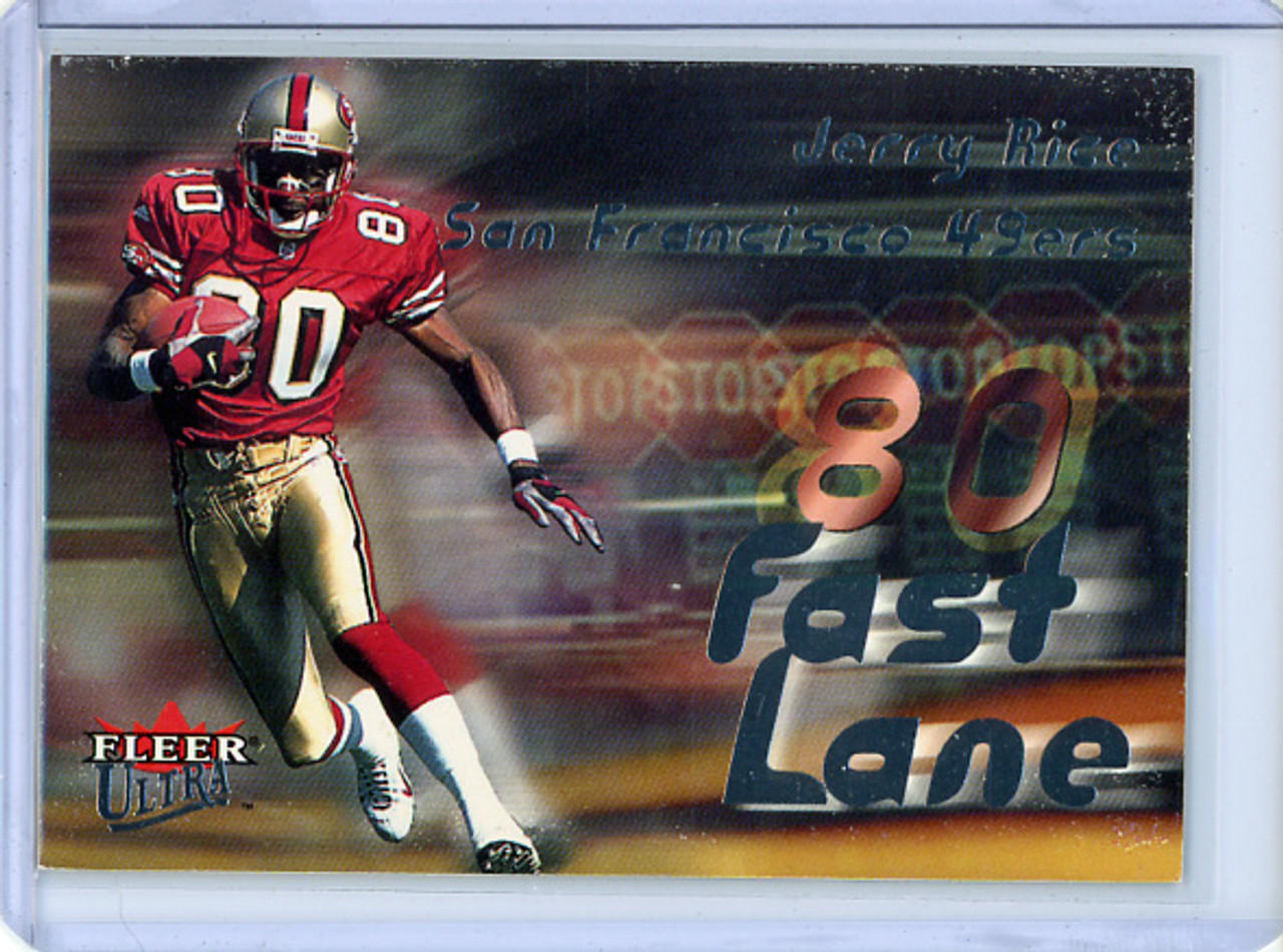 Jerry Rice 2000 Ultra, Fast Lane #FL-13 (CQ)