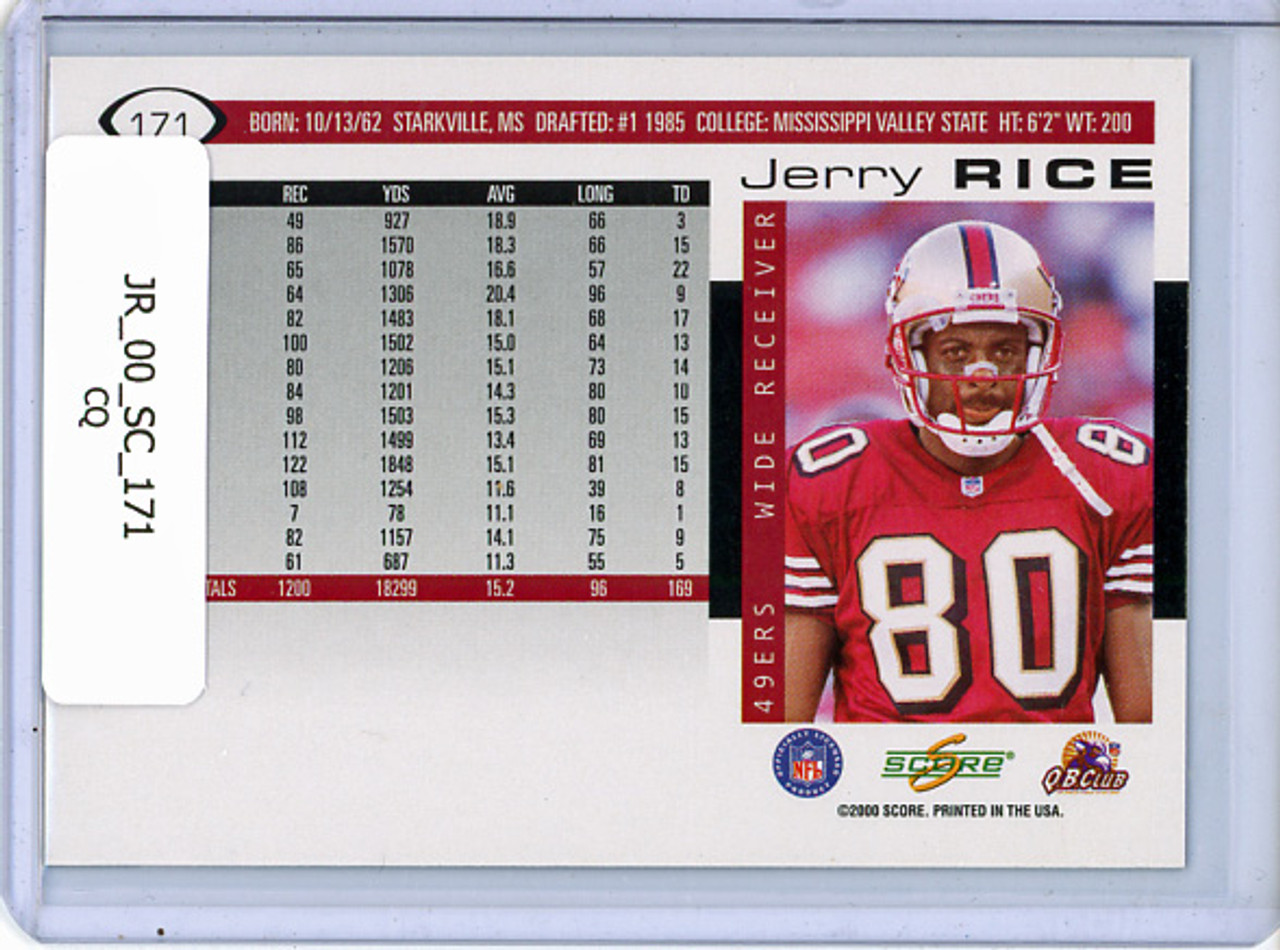 Jerry Rice 2000 Score #171 (CQ)