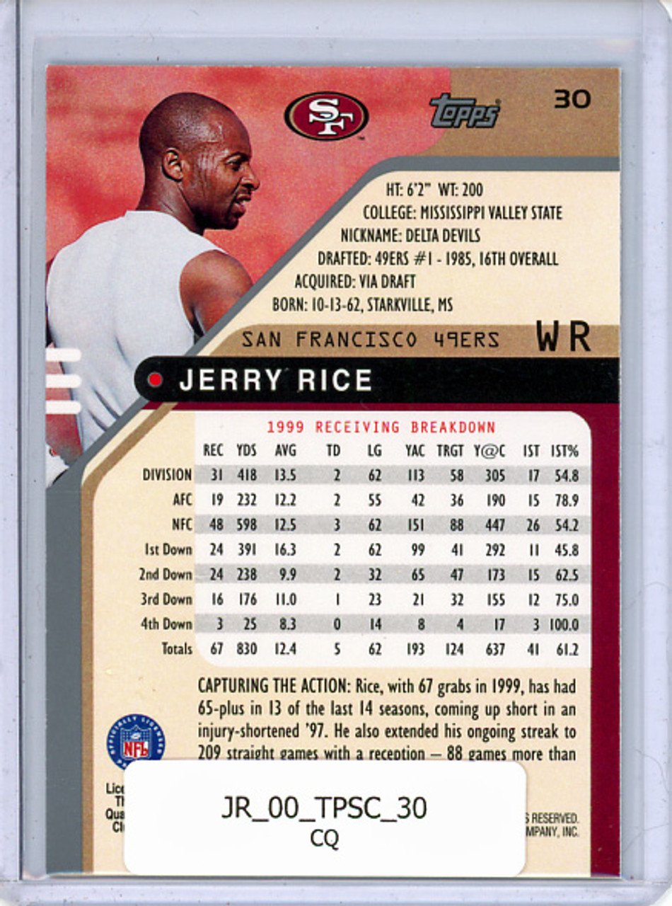 Jerry Rice 2000 Stadium Club #30 (CQ)