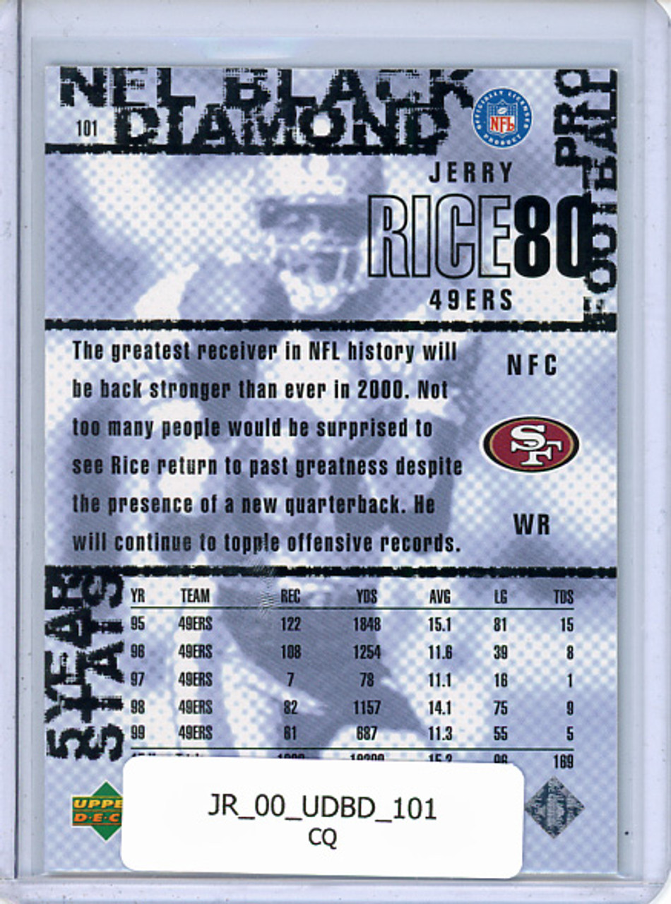 Jerry Rice 2000 Black Diamond #101 (CQ)