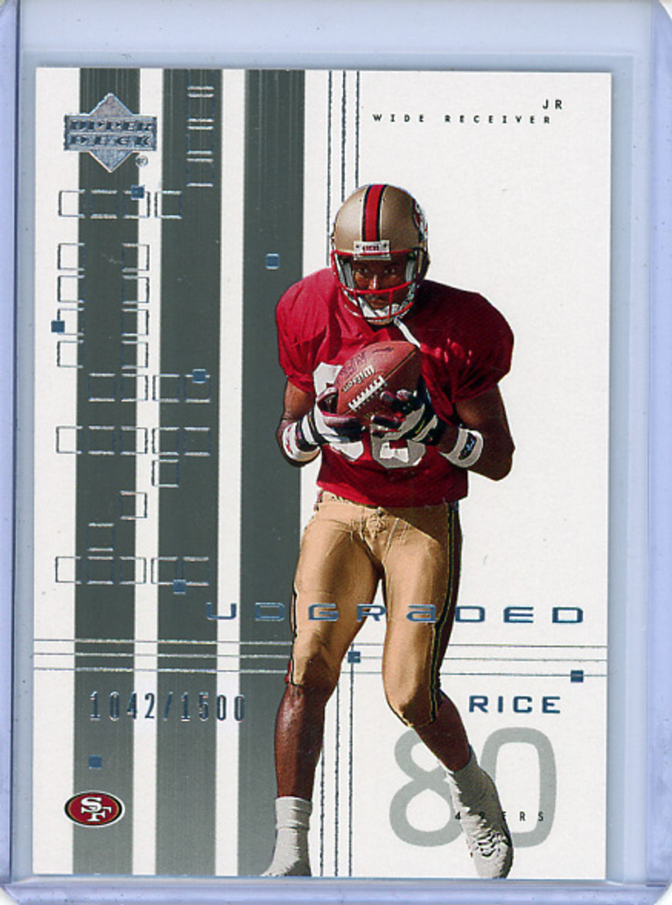 Jerry Rice 2000 UD Graded #77 (#1042/1500) (CQ)