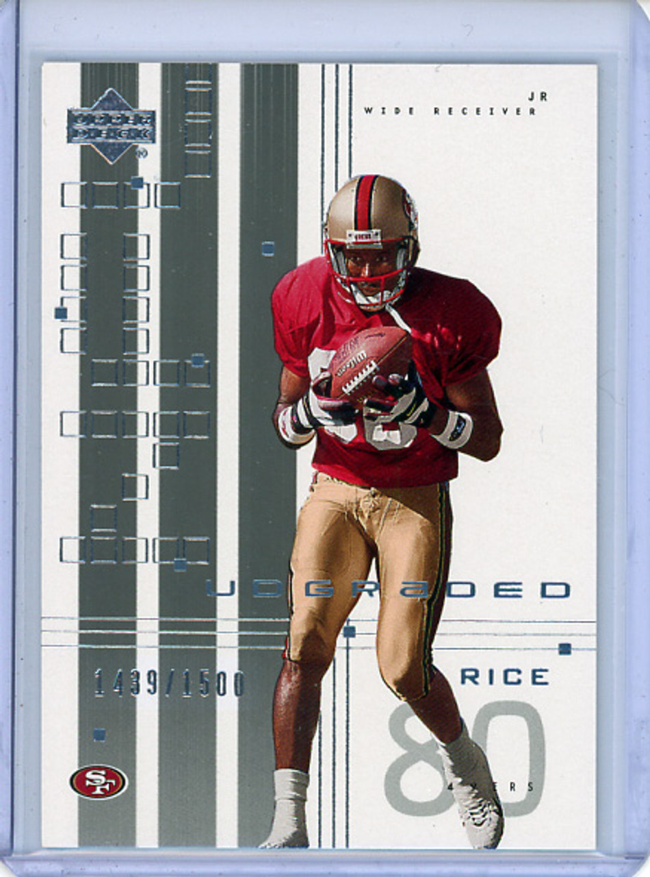 Jerry Rice 2000 UD Graded #77 (#1439/1500) (CQ)
