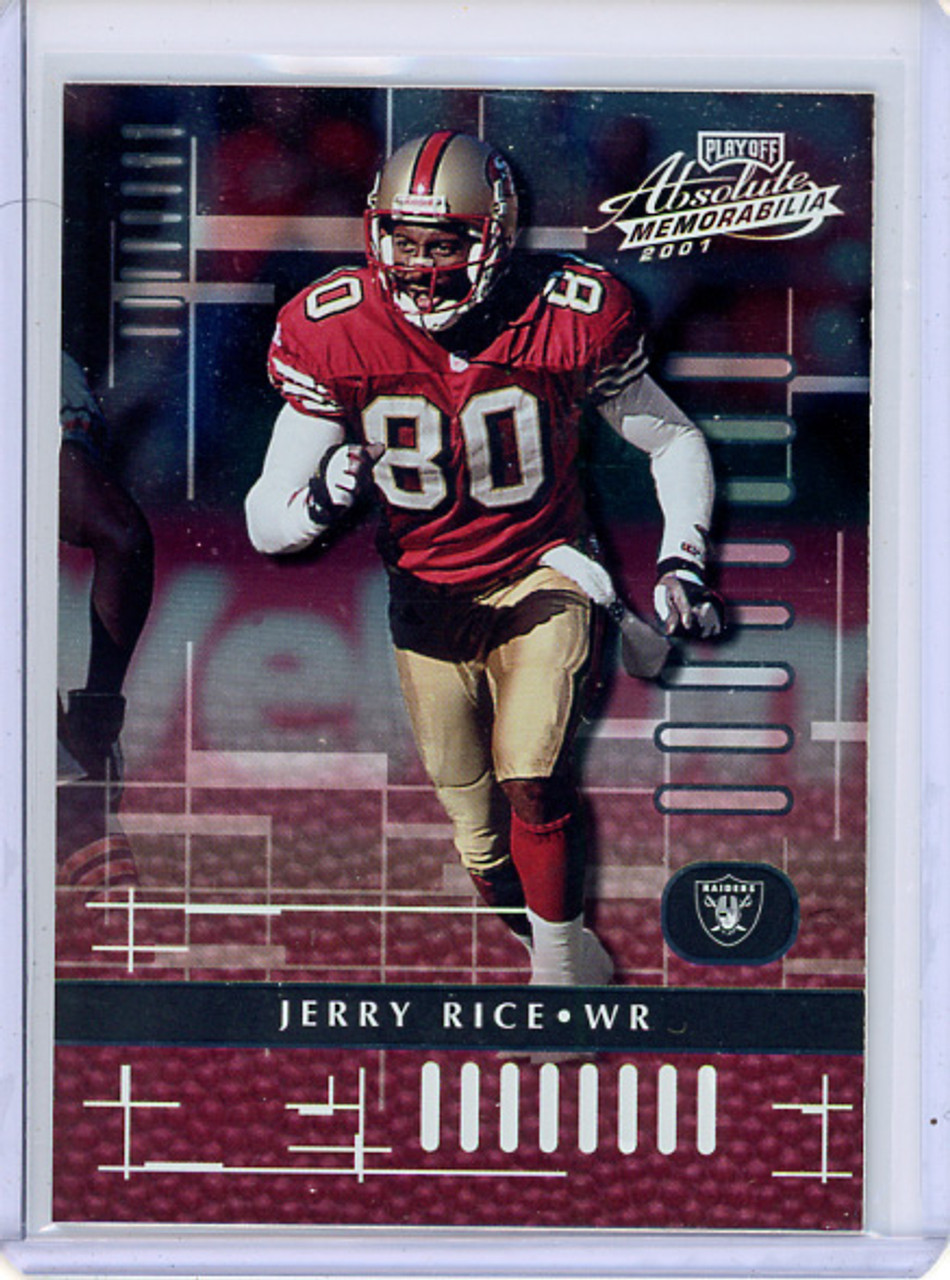 Jerry Rice 2001 Playoff Absolute #80 (CQ)