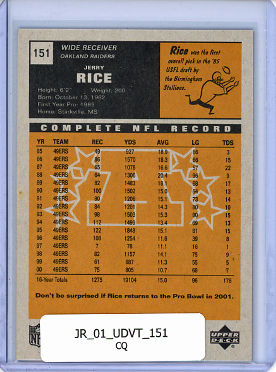 Jerry Rice 2001 Vintage #151 (CQ)