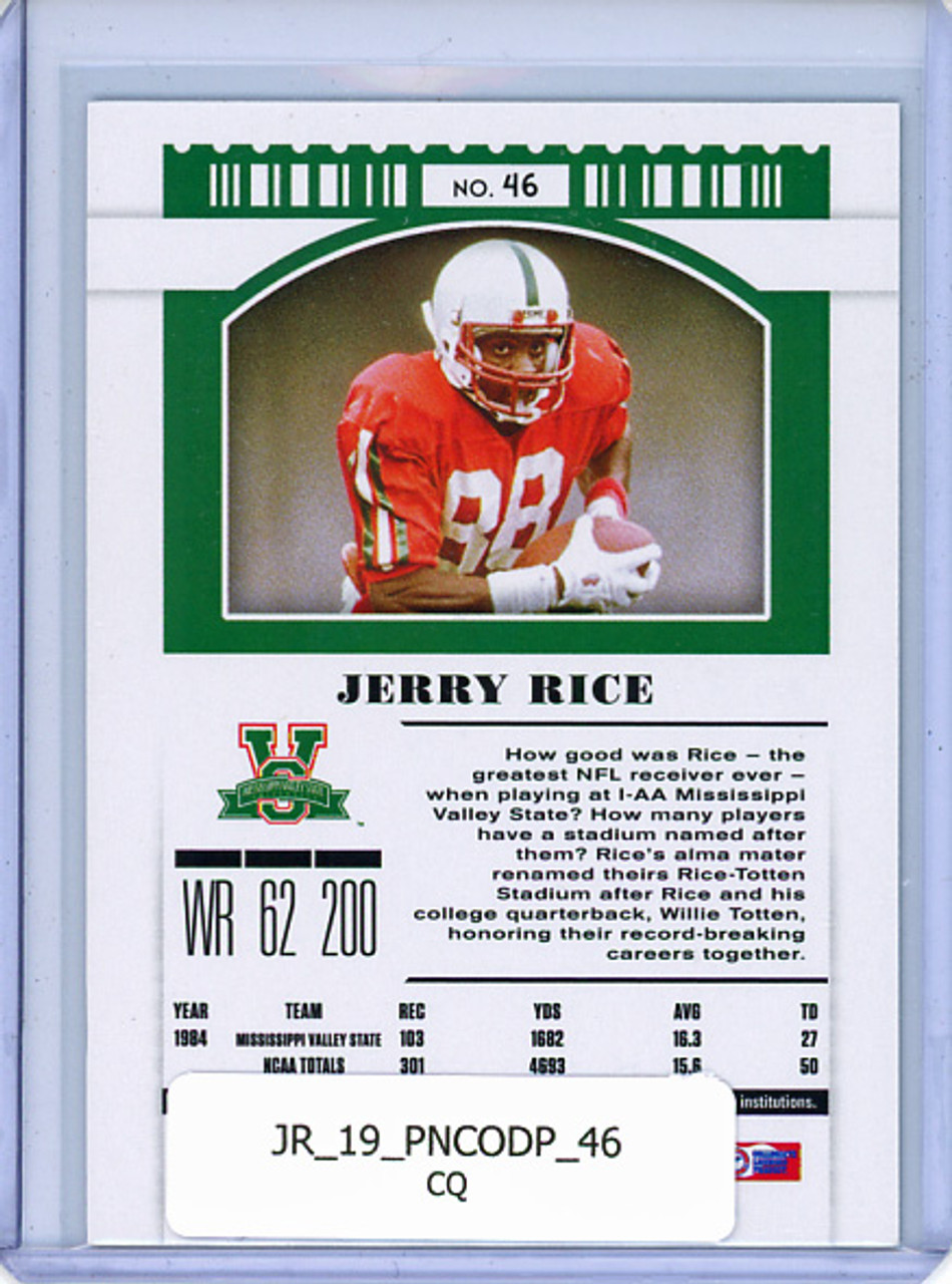 Jerry Rice 2019 Contenders Draft Picks #46 (CQ)