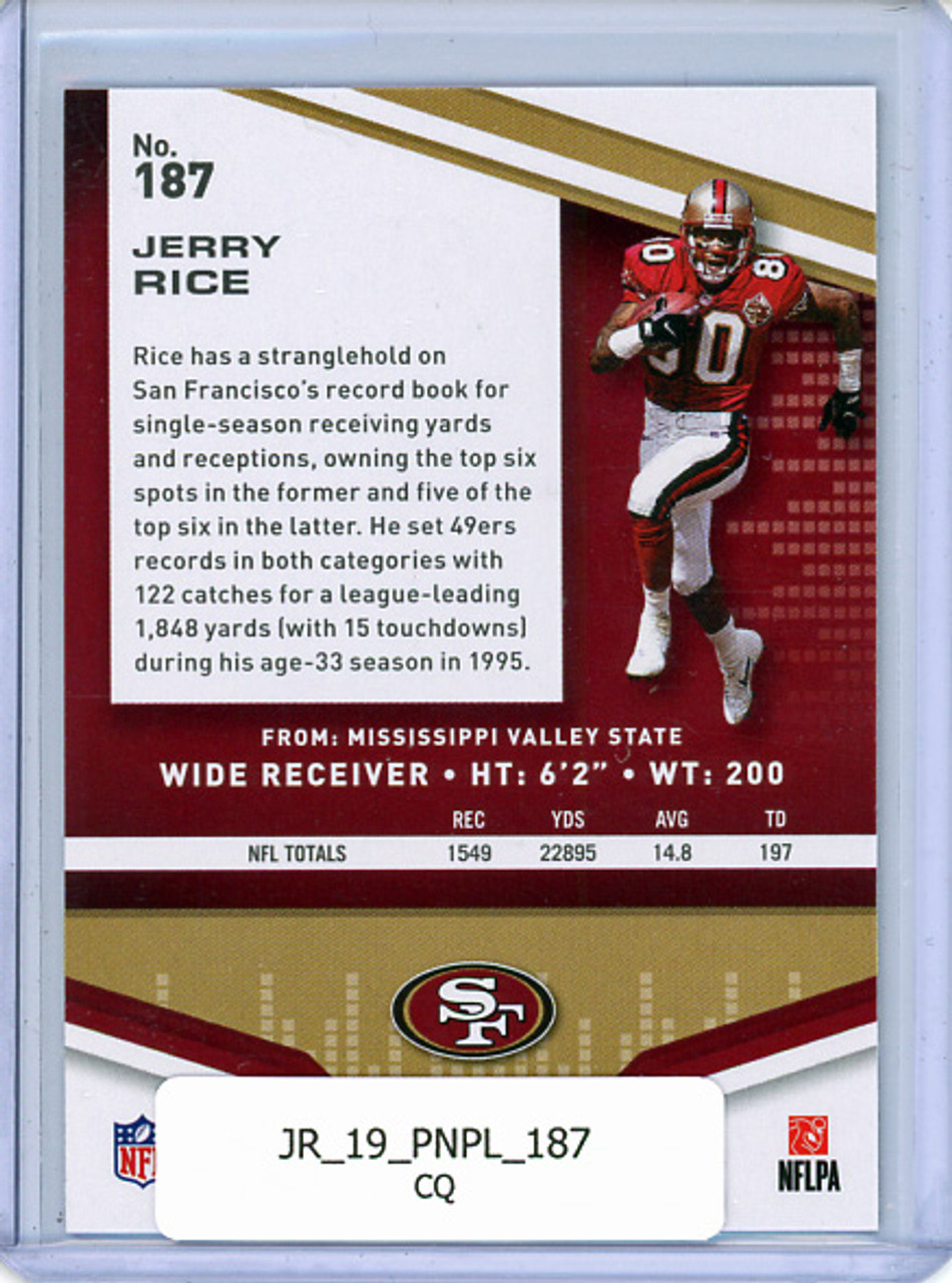 Jerry Rice 2019 Playoff #187 (CQ)