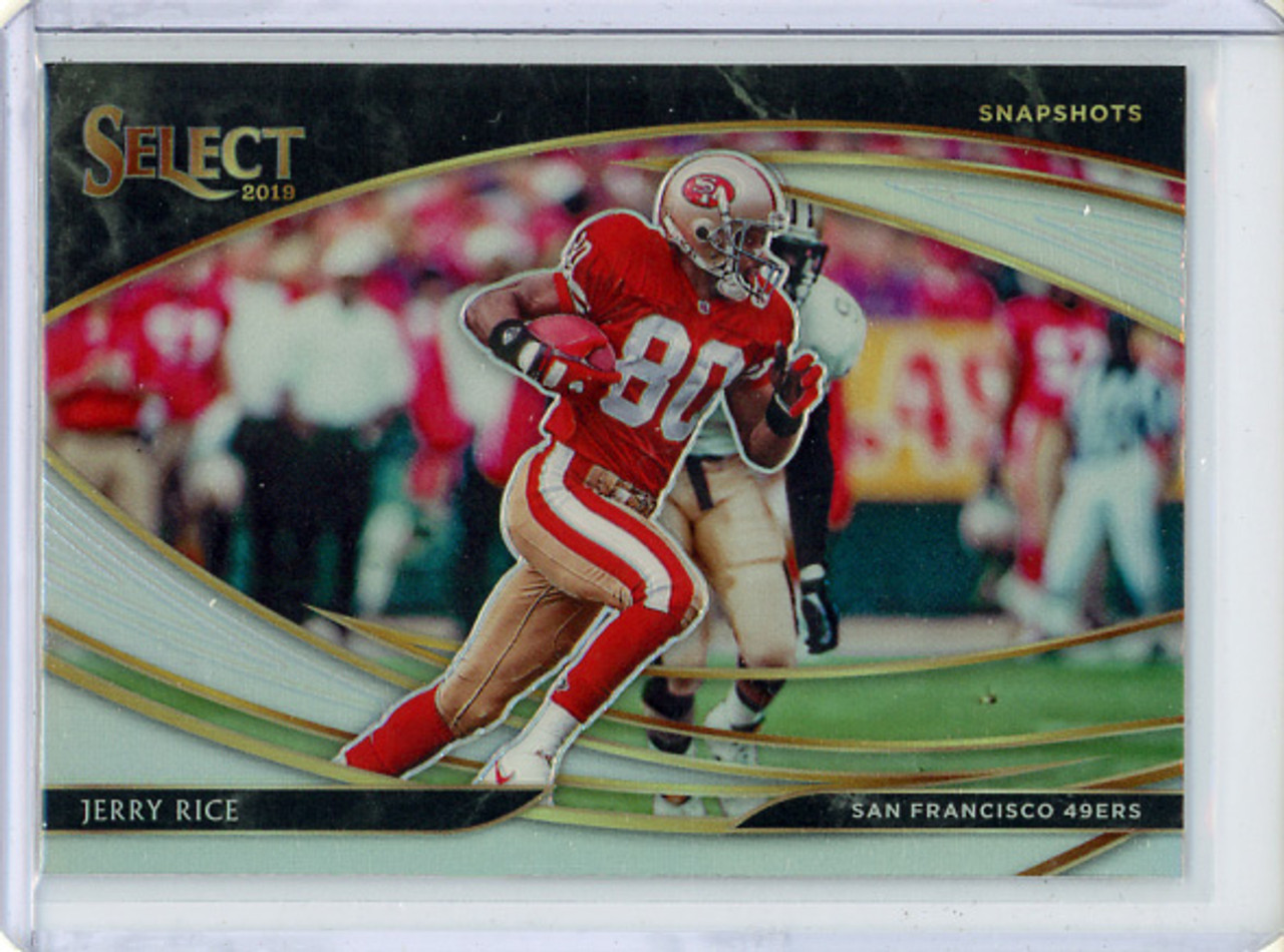 Jerry Rice 2019 Select, Snapshots #22 Silver (CQ)