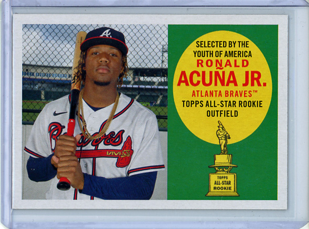 Ronald Acuna Jr. 2020 Archives, 1960 Topps All-Star Rookies #60AR-RA (CQ)