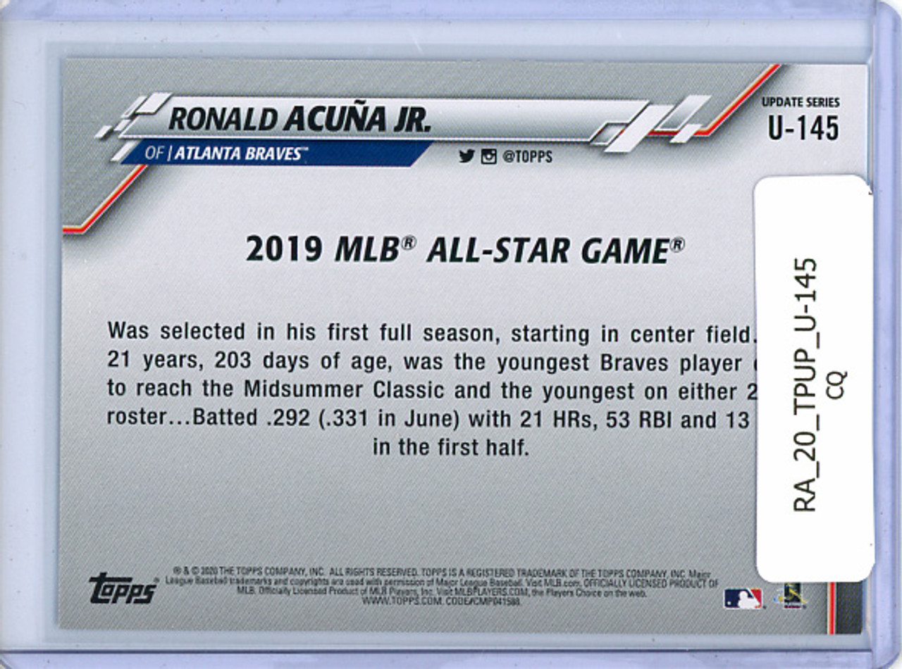 Ronald Acuna Jr. 2020 Topps Update #U-145 All-Star (CQ)