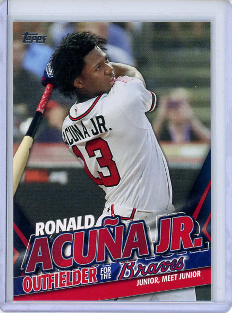Ronald Acuna Jr. 2020 Topps Update, Ronald Acuna Jr. Highlights #TRA-16 (CQ)