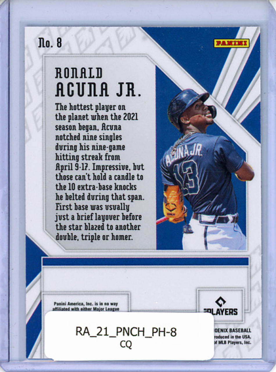 Ronald Acuna Jr. 2021 Chronicles, Phoenix #8 (CQ)