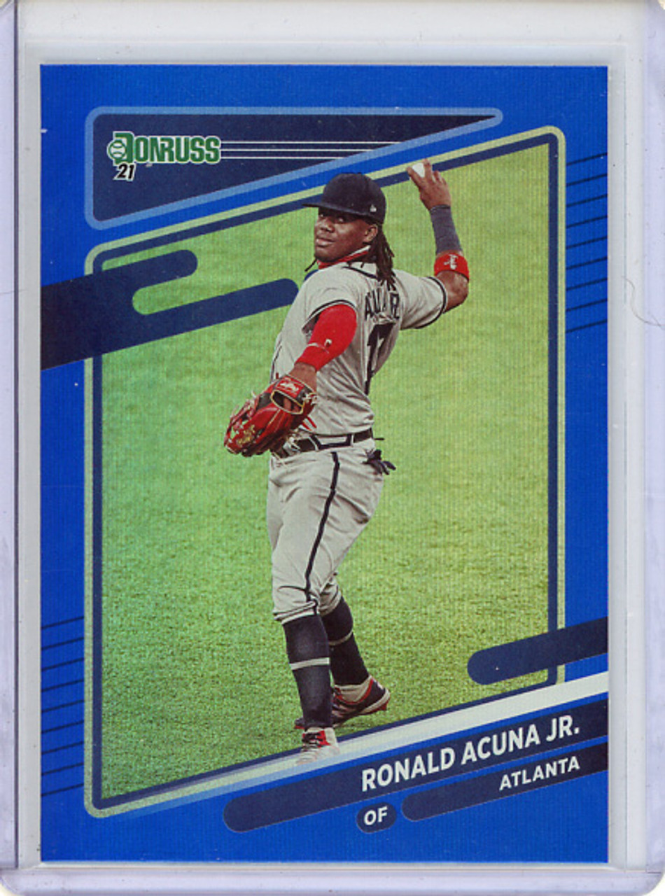 Ronald Acuna Jr. 2021 Donruss #192 Holo Blue (CQ)