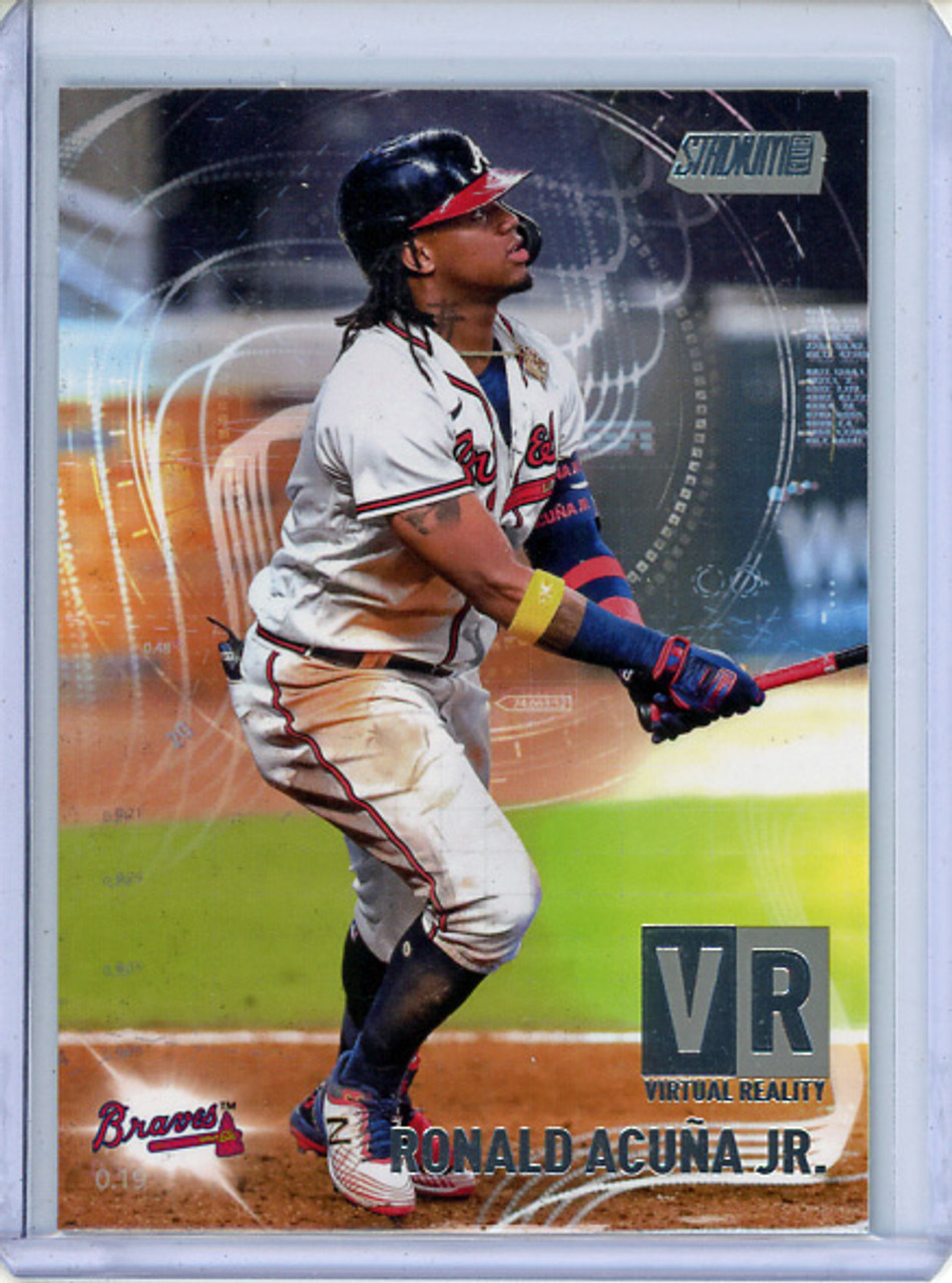 Ronald Acuna Jr. 2021 Stadium Club, Virtual Reality #VR-7 (CQ)