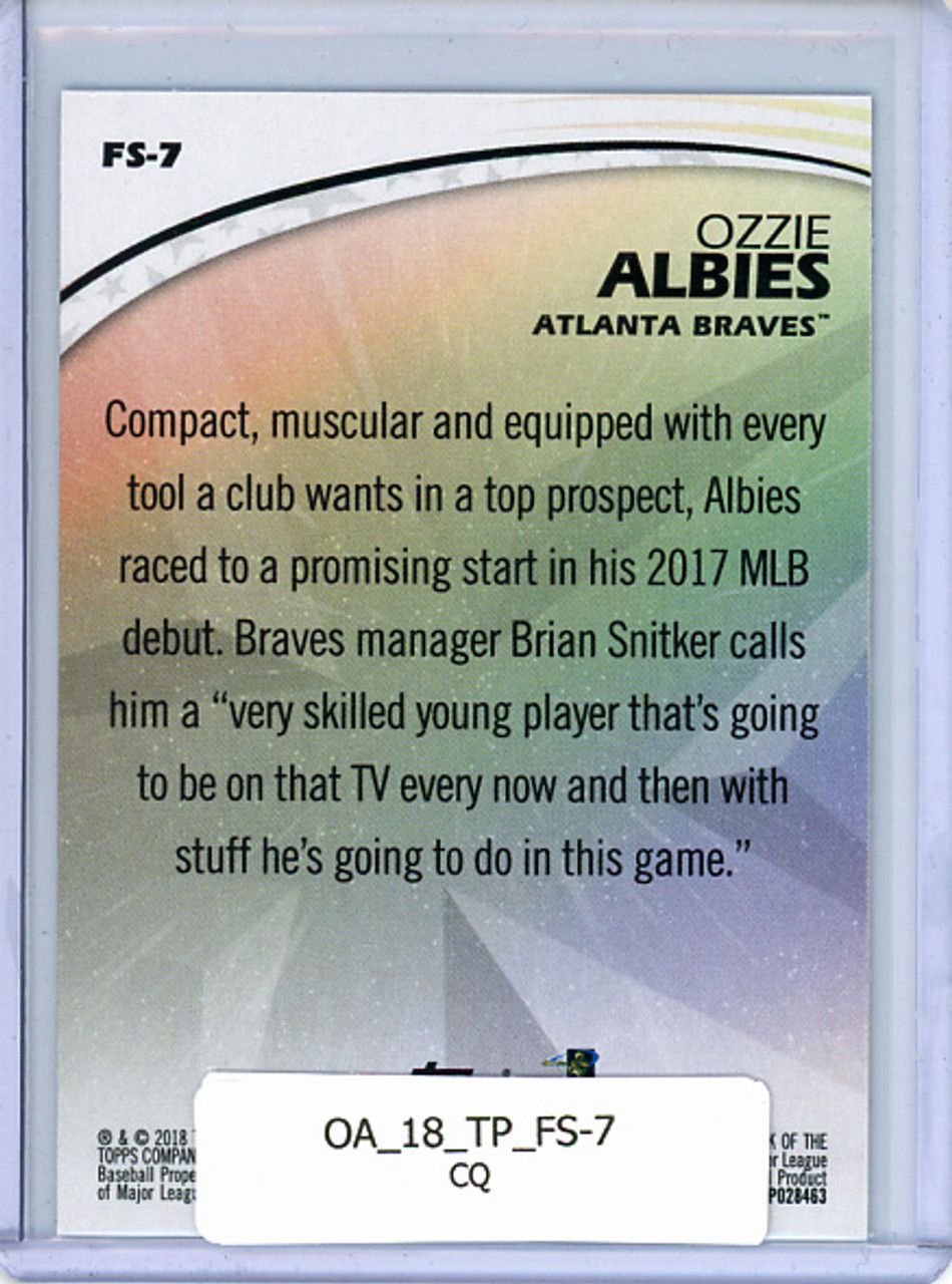 Ozzie Albies 2018 Topps, Future Stars #FS-7 (CQ)