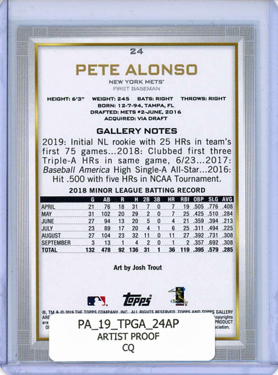 Pete Alonso 2019 Gallery #24 Artist Proof (CQ)