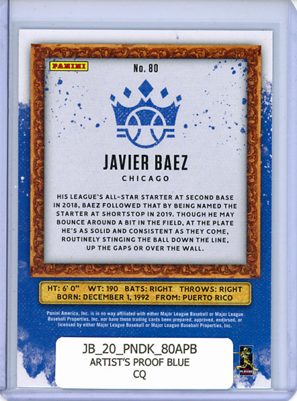 Javier Baez 2020 Diamond Kings #80 Artist's Proof Blue (CQ)