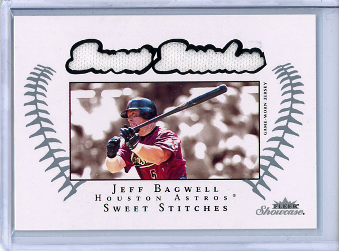Jeff Bagwell 2003 Showcase, Sweet Stitches Game Jersey #SS-JB (#318/899) (CQ)