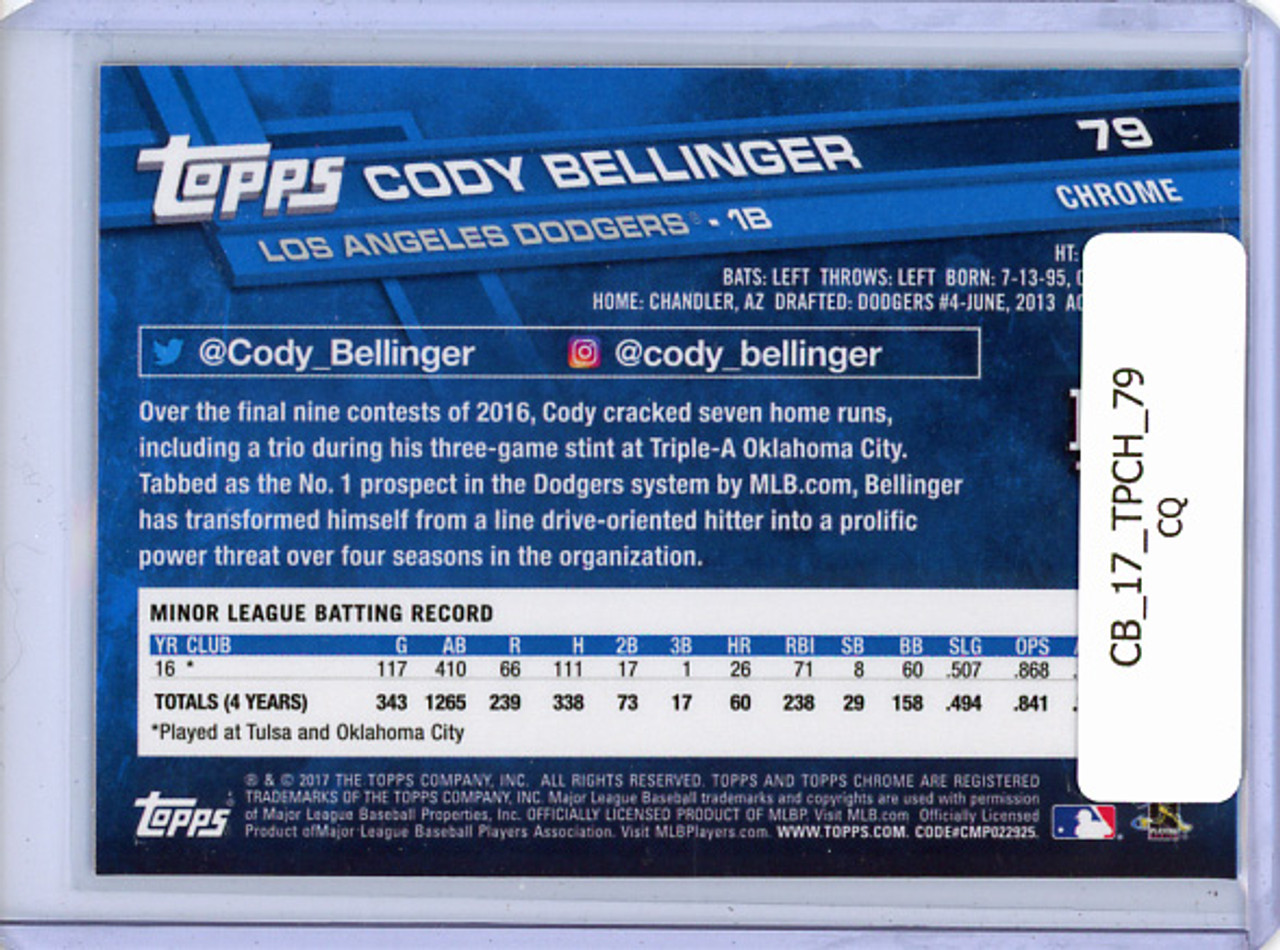 Cody Bellinger 2017 Topps Chrome #79 (CQ)