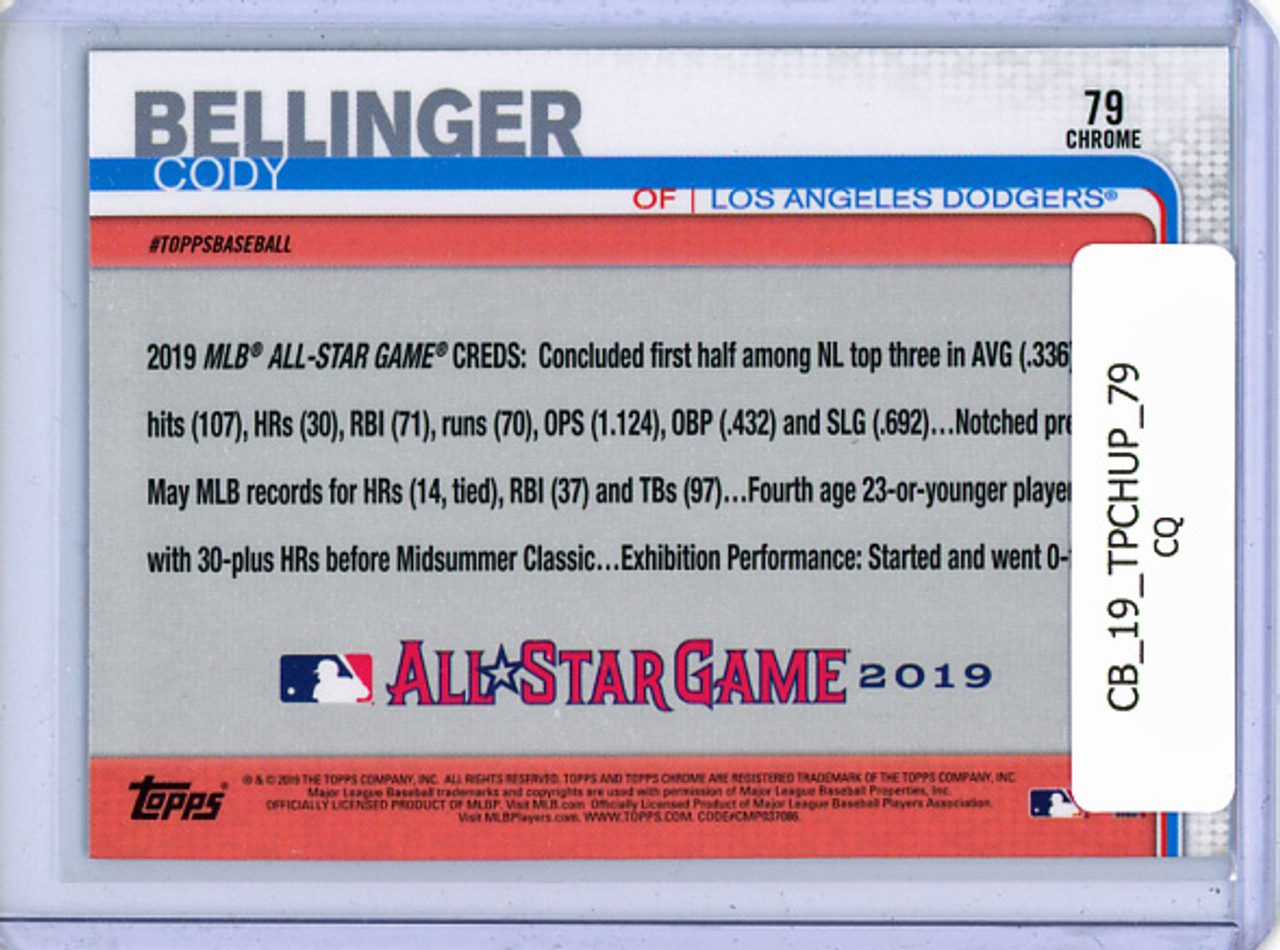 Cody Bellinger 2019 Topps Chrome Update #79 All-Star (CQ)