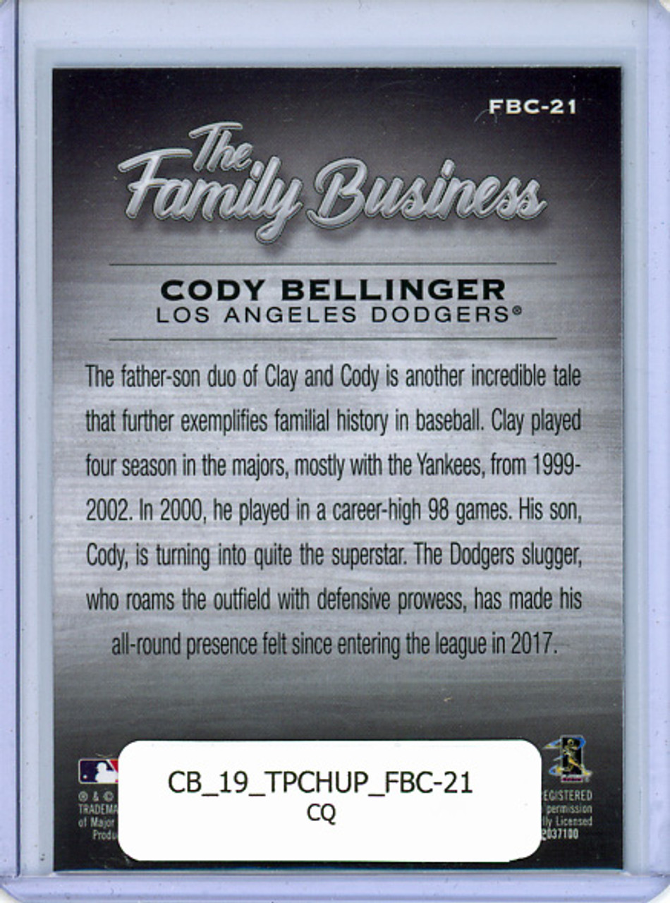 Cody Bellinger 2019 Topps Chrome Update, The Family Business #FBC-21 (CQ)