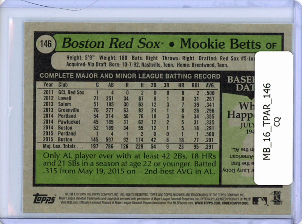 Mookie Betts 2016 Archives #146 (CQ)
