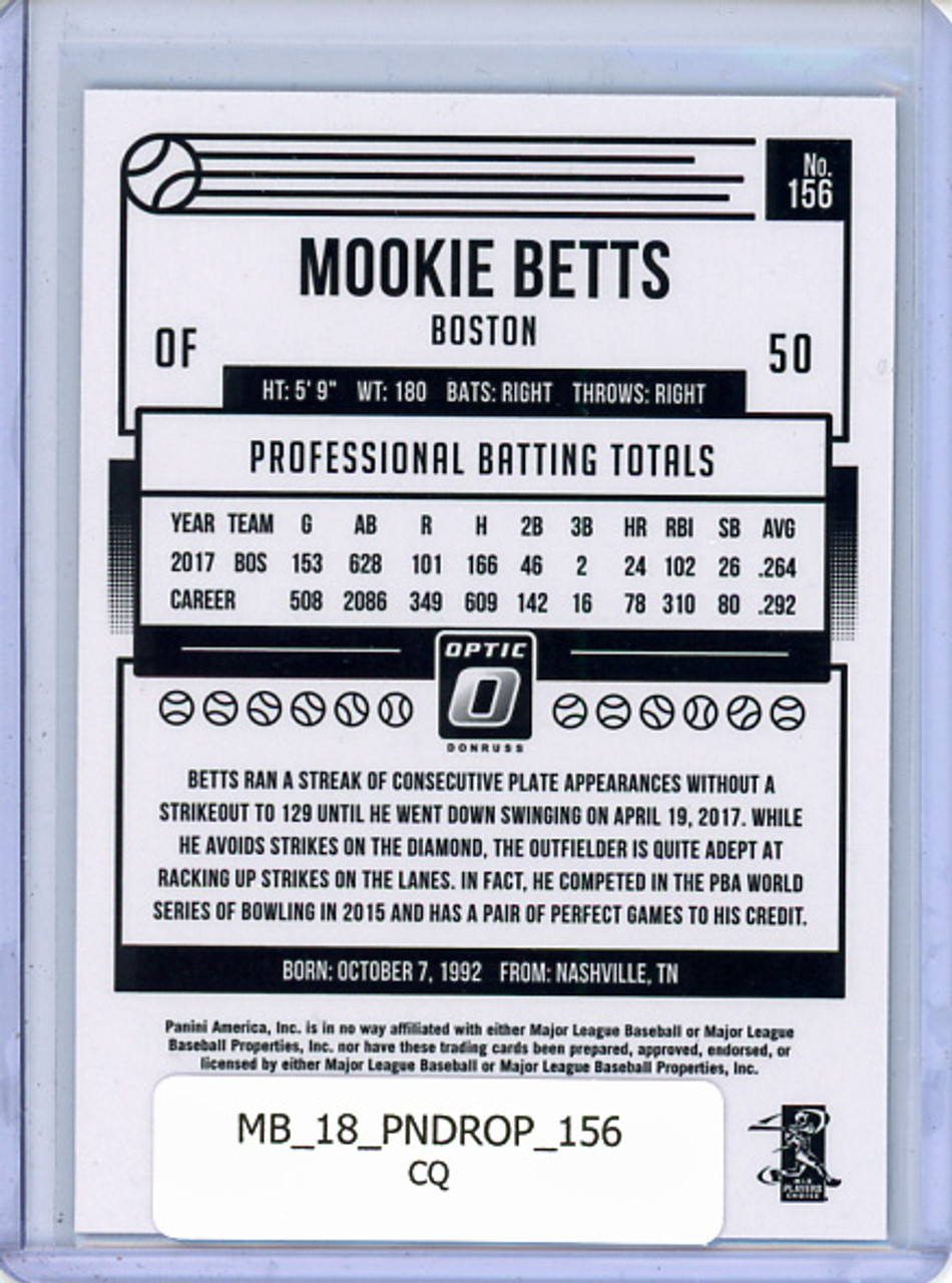 Mookie Betts 2018 Donruss Optic #156 (CQ)