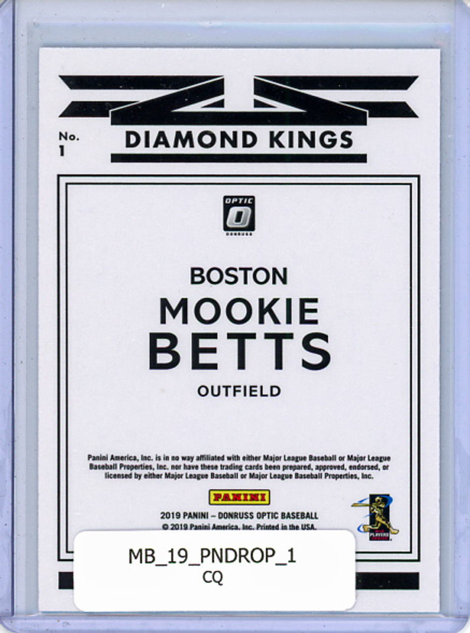 Mookie Betts 2019 Donruss Optic #1 Diamond Kings (CQ)