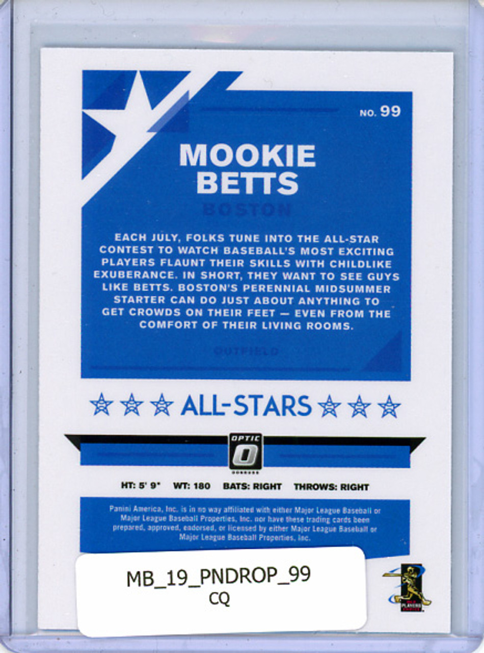 Mookie Betts 2019 Donruss Optic #99 All-Stars (CQ)
