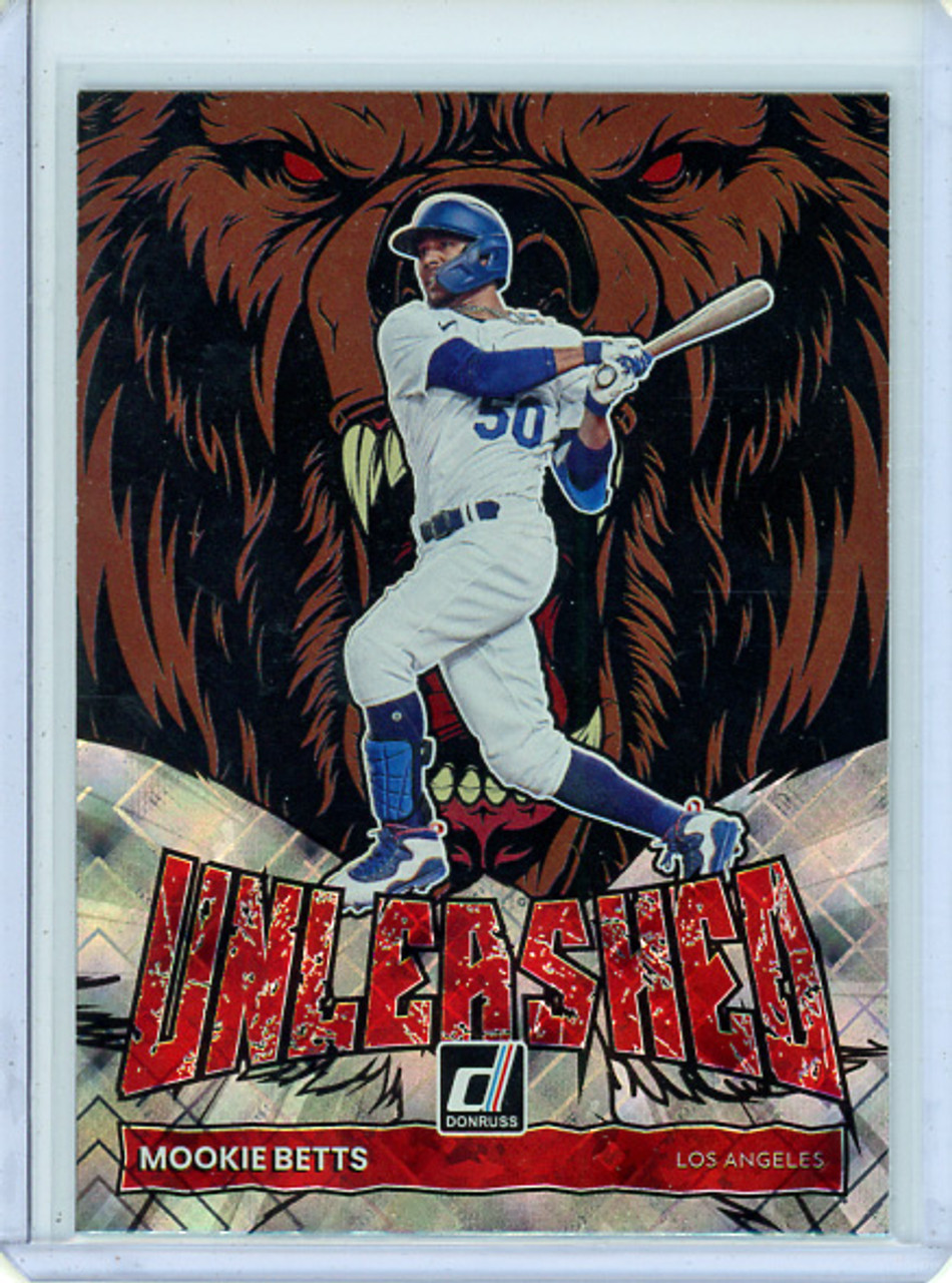 Mookie Betts 2022 Donruss, Unleashed #UL-4 Diamond (CQ)