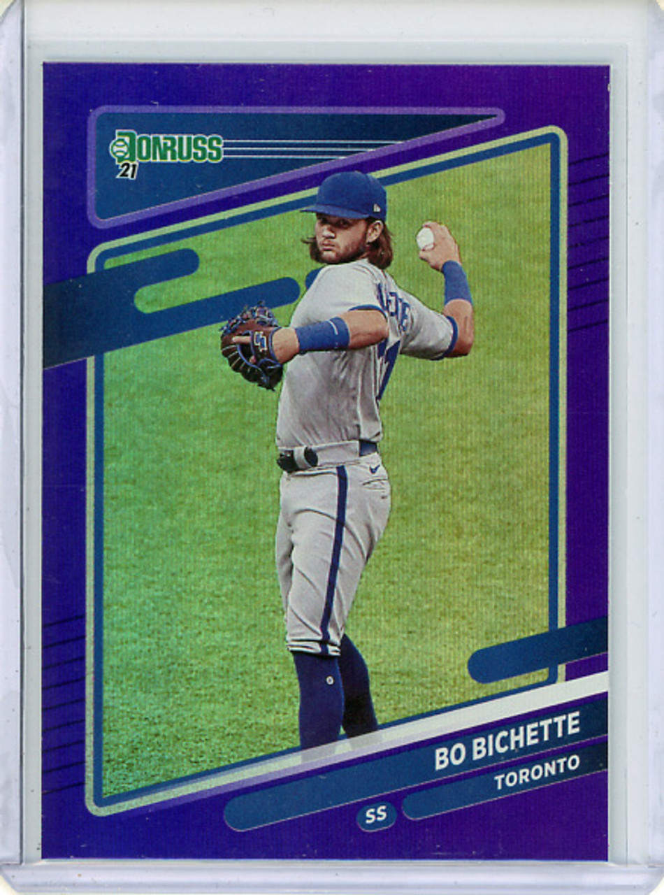 Bo Bichette 2021 Donruss #165 Holo Purple (CQ)