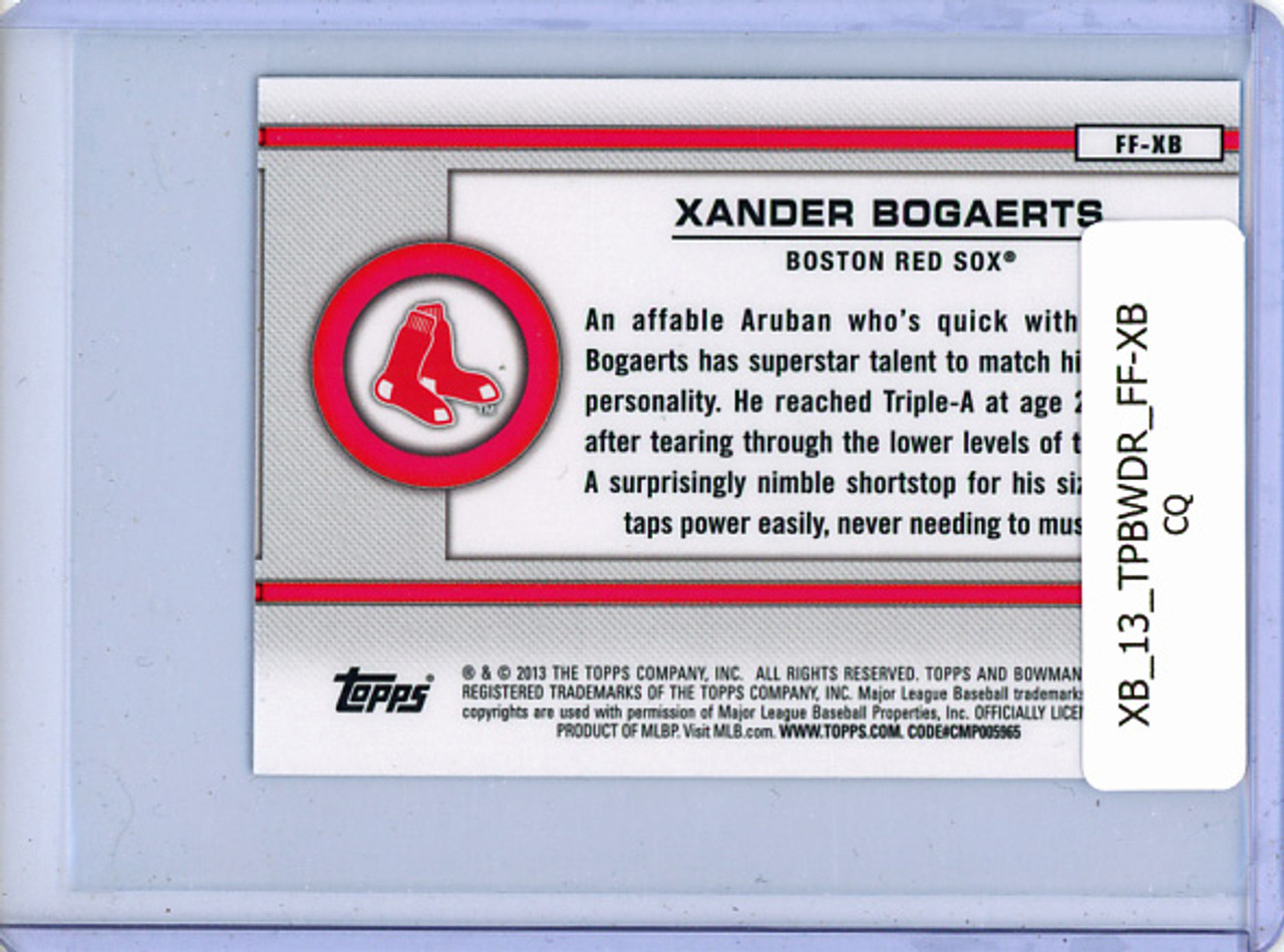 Xander Bogaerts 2013 Bowman Draft, Future of the Franchise #FF-XB (CQ)