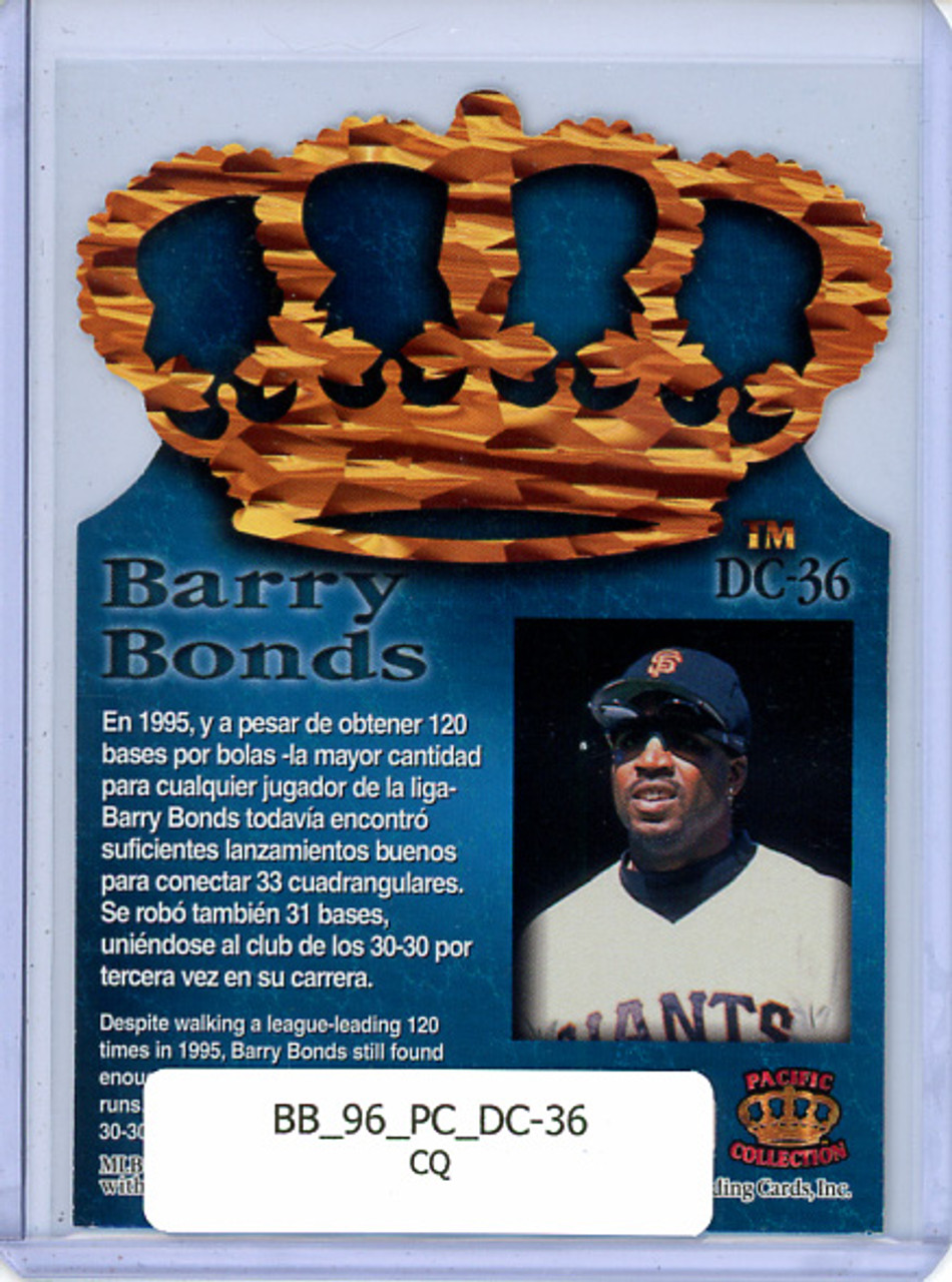 Barry Bonds 1996 Pacific, Gold Crown Die Cuts #DC-36 (CQ)