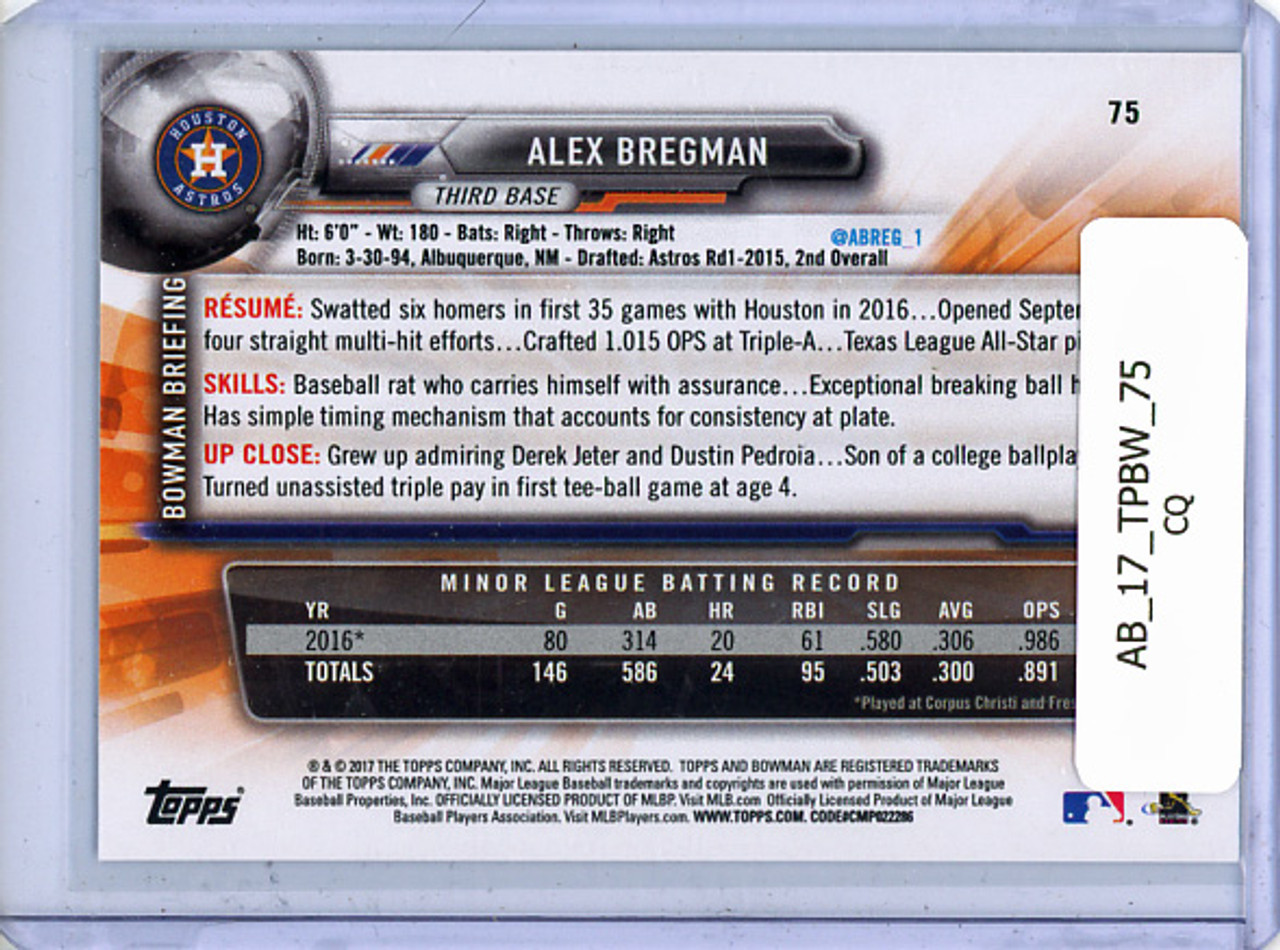 Alex Bregman 2017 Bowman #75 (CQ)