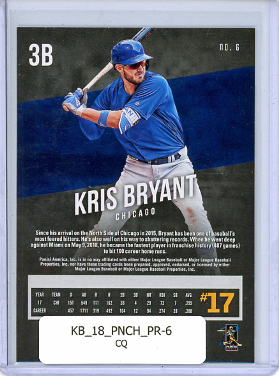 Kris Bryant 2018 Chronicles, Prestige #6 (CQ)