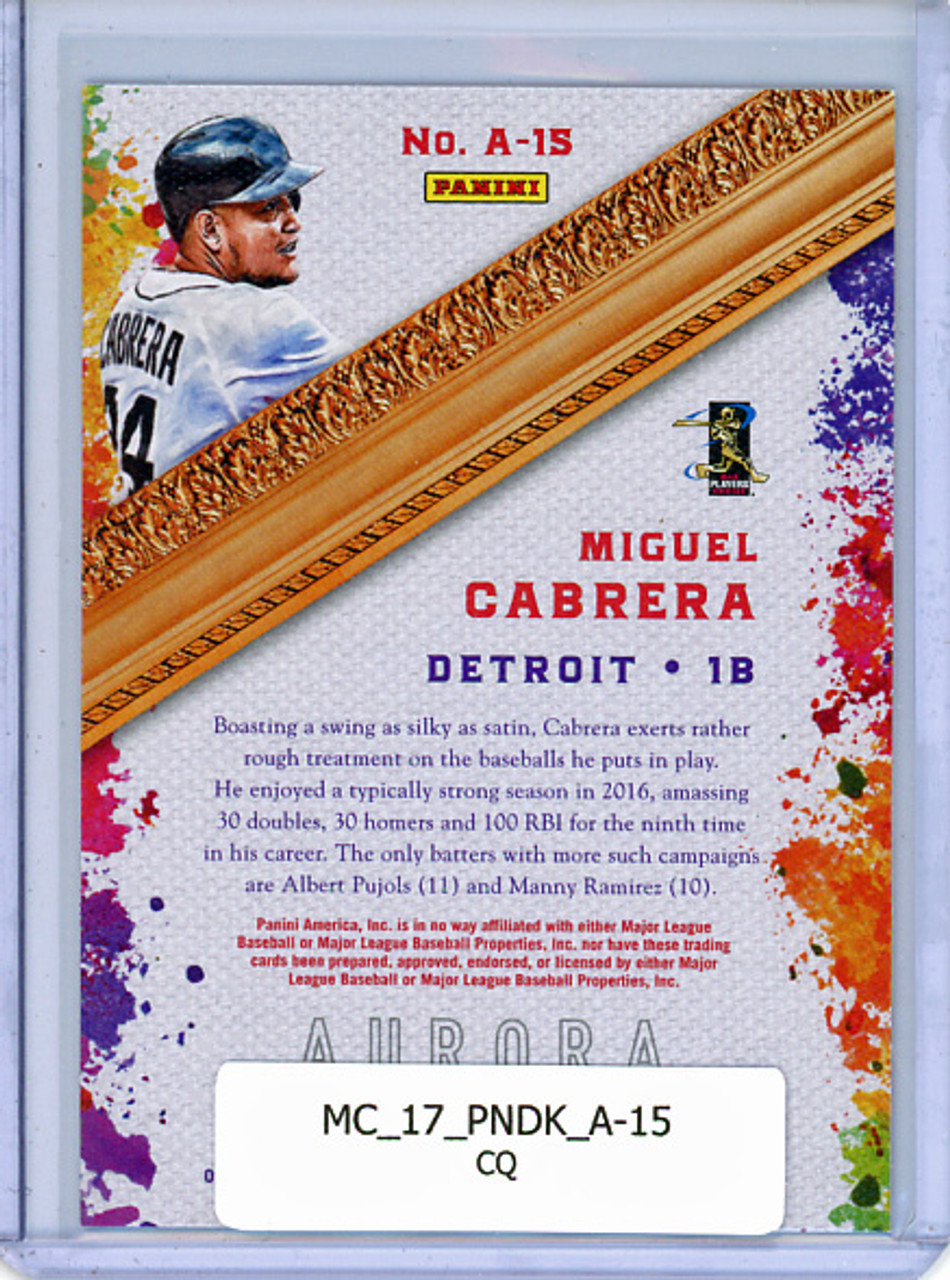 Miguel Cabrera 2017 Diamond Kings, Aurora #A-15 (CQ)