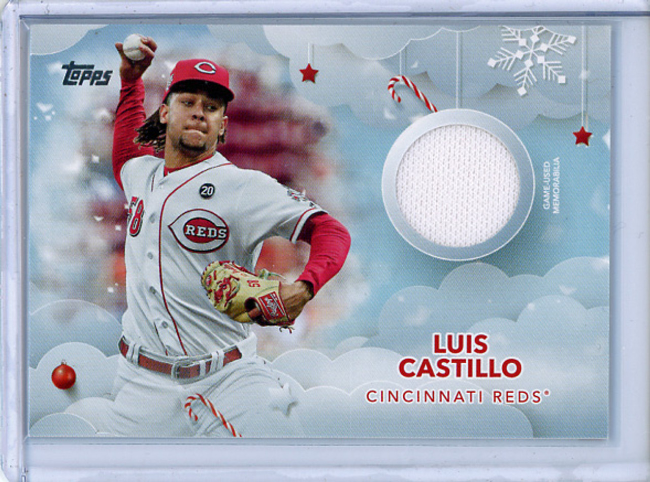 Luis Castillo 2020 Topps Holiday, Relics #WHR-LC (1) (CQ)