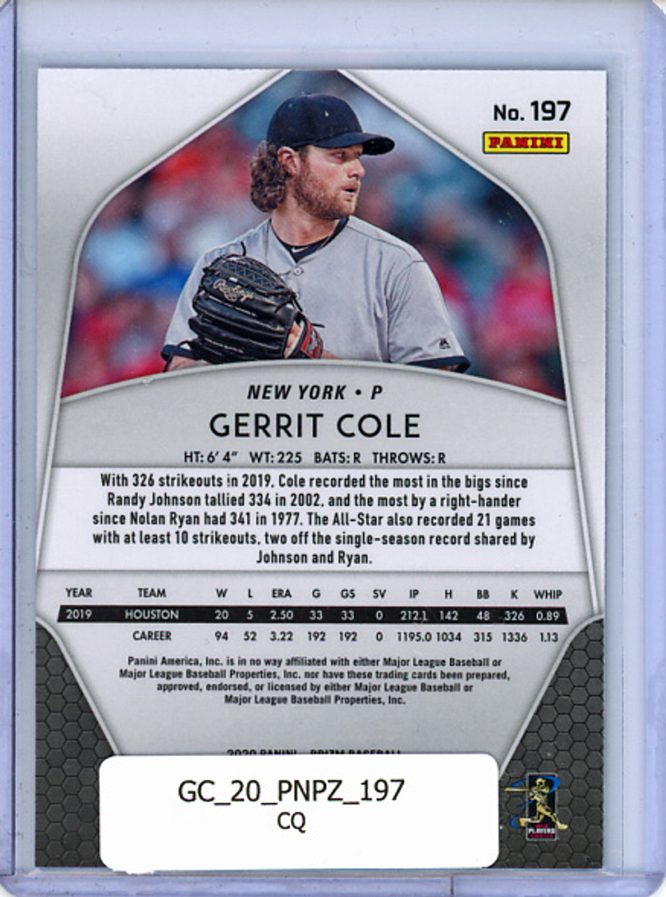 Gerrit Cole 2020 Prizm #197 (CQ)