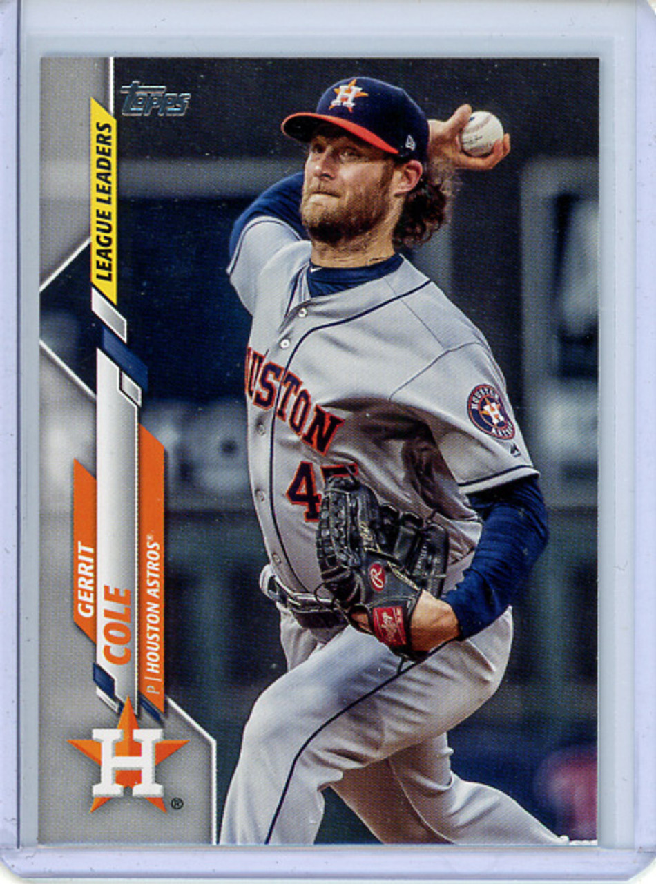 Gerrit Cole 2020 Topps #2 League Leaders (CQ)