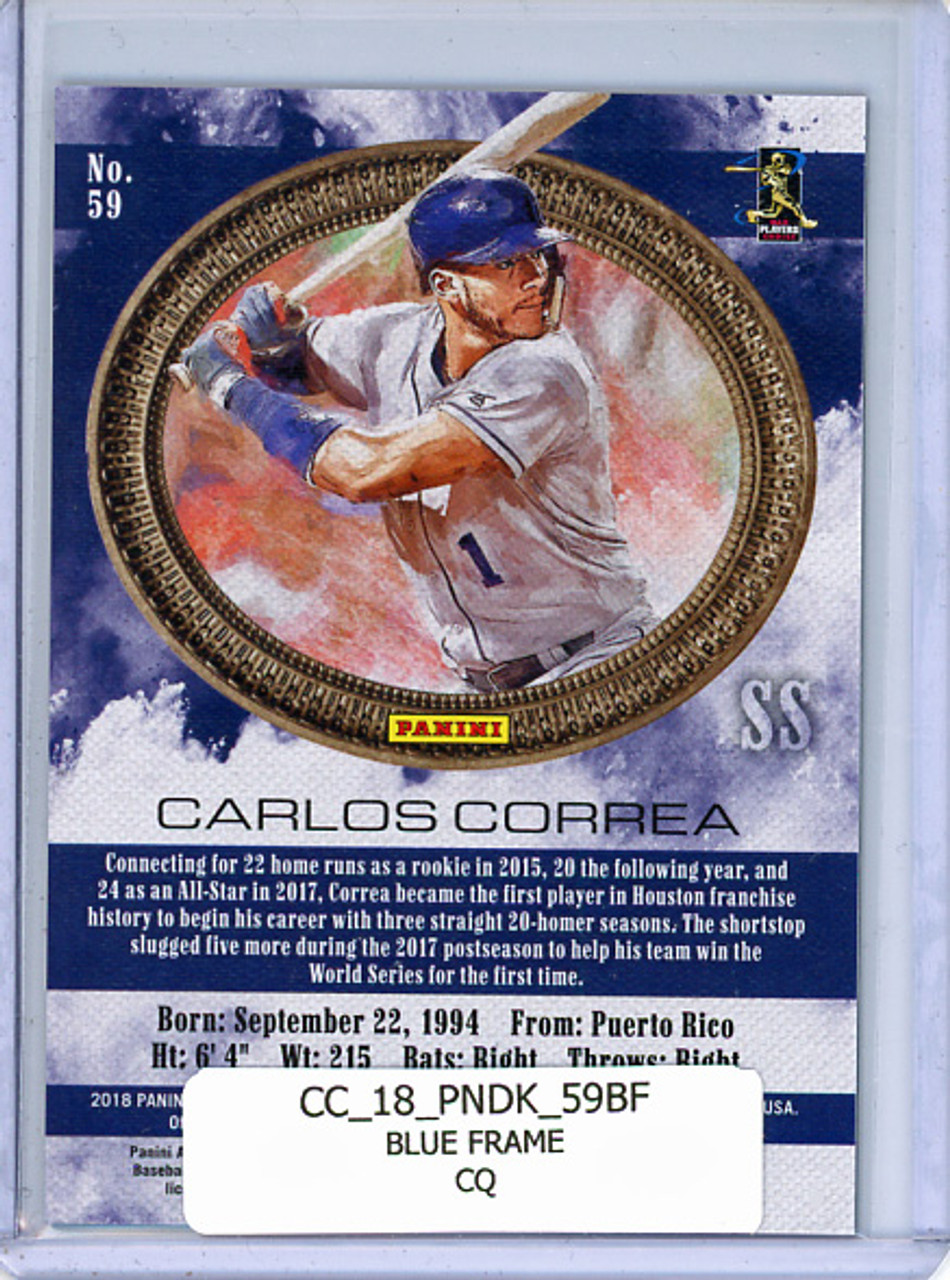 Carlos Correa 2018 Diamond Kings #59 Blue Frame (CQ)