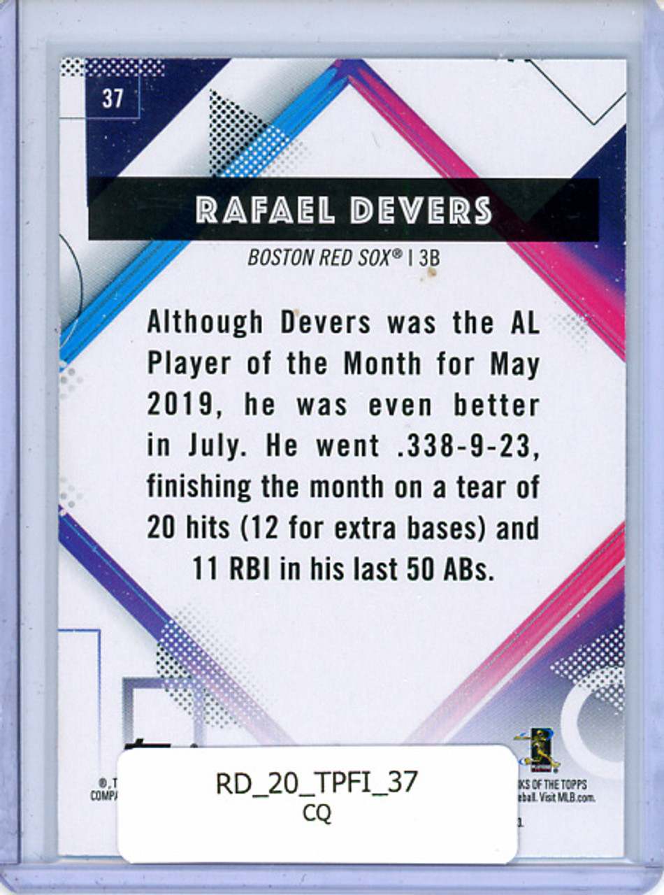 Rafael Devers 2020 Topps Fire #37 (CQ)