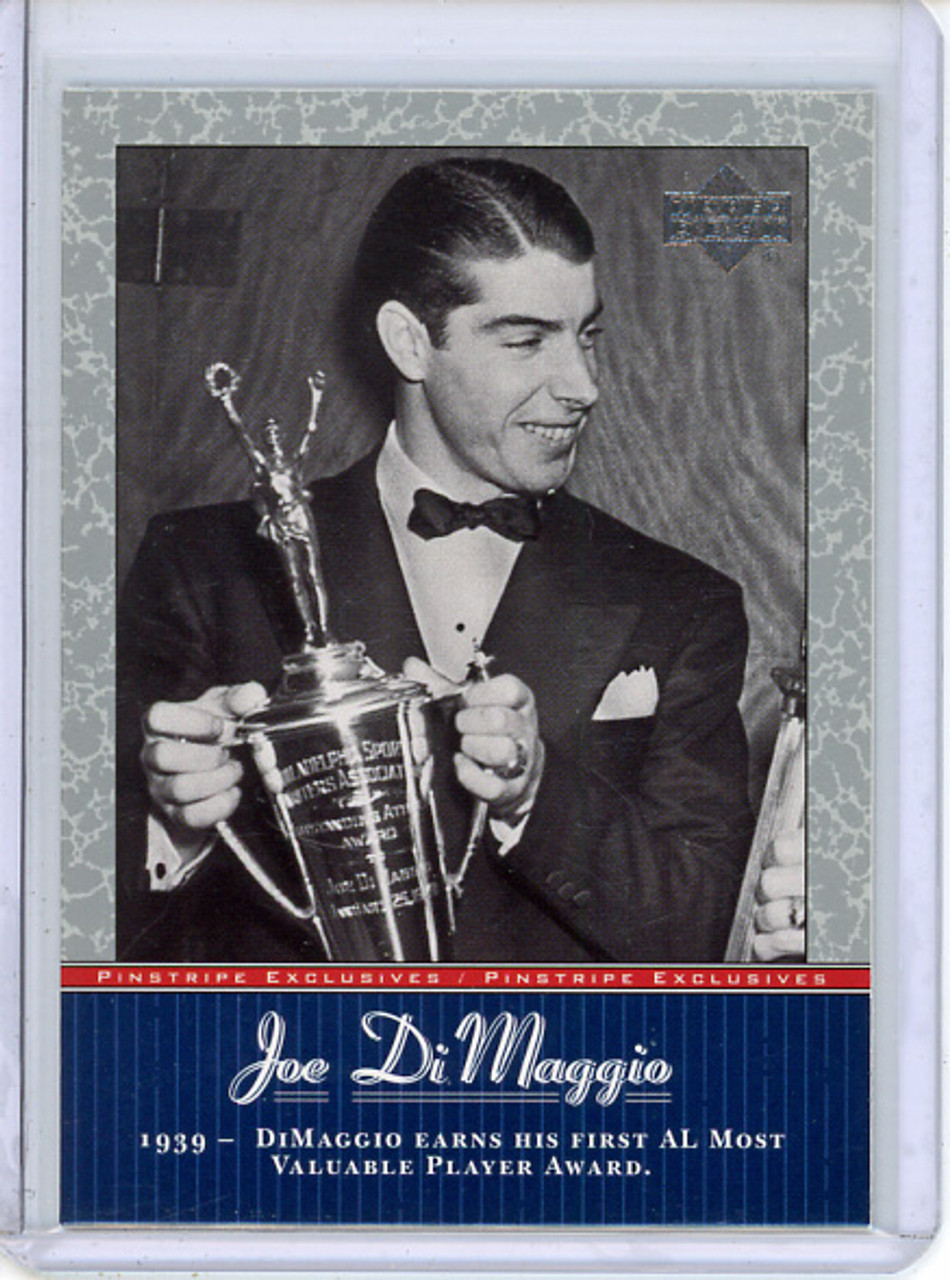 Joe DiMaggio 2001 Upper Deck Pinstripe Exclusives, DiMaggio #JD15 (CQ)